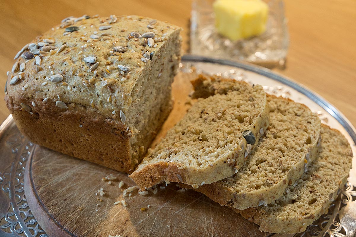 Breakfast fresh baked bread